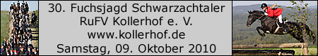 Klicken, fr Fotos von der 30. Fuchsjagd 2010 vom Schwarzachtaler Reit- und Fahrverein Kollerhof e. V.