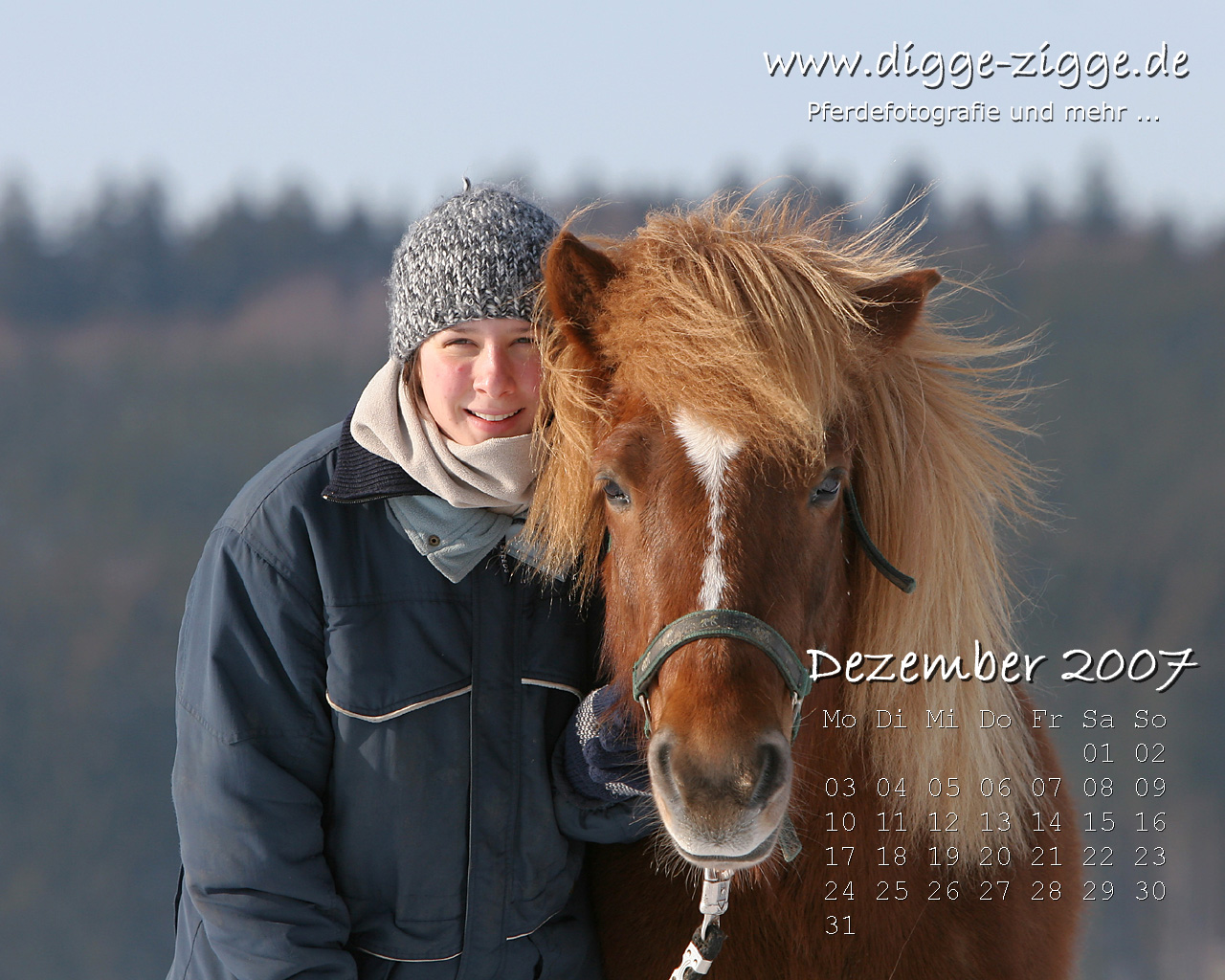 Desktop-Kalender Dezember 2007